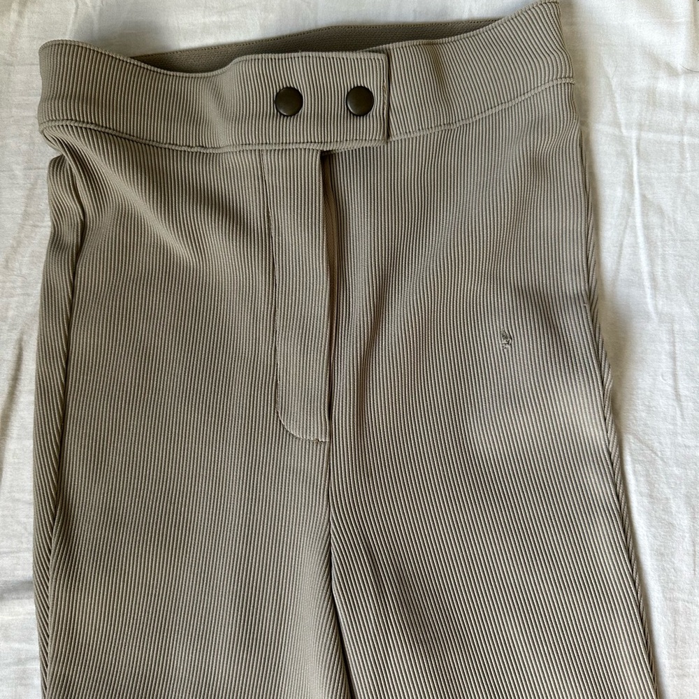 Super high rise ribbed riding pants